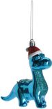 Koopman Dinosaurus kerstboom decoratie set - 27 stuks - metallic hangers.