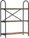 vidaXL Boekenplank 3-laags 80 x 30 x 109 cm Bewerkt hout Rook Eiken