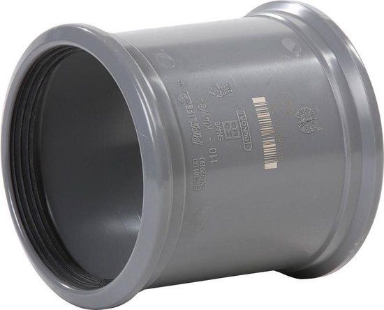 Wavin PVC overschuifmof 75 mm