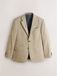 Next - Heren - groen - Normale Pasvorm - Modieuze blazer met textuur - Naturel