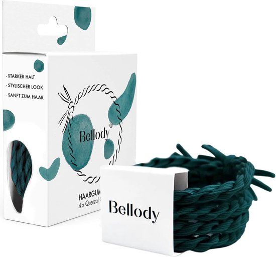 Bellody Original Hair Ties #quetzal - Scrunchie - 1 stuk(s) - Natuur