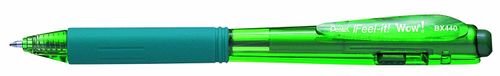 Pentel Feel-it! WOW! Groen Intrekbare balpen met klembevestiging 12 stuk(s)