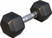 Gorilla Sports Haltère - 8 kg - Fonte - Hexagonal - Noir