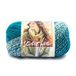Lion Brand Yarn Scarfie Grof garen, 1 kluwen, crème/groenblauw