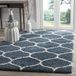 Safavieh SGH280G-212 loper, meerkleurig modern 3' x 5' Slate Blue/Ivory