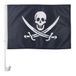 AZ FLAG Autovlag Piraat Jack Rackham 45x30 cm Mesh Polyester Zuignap