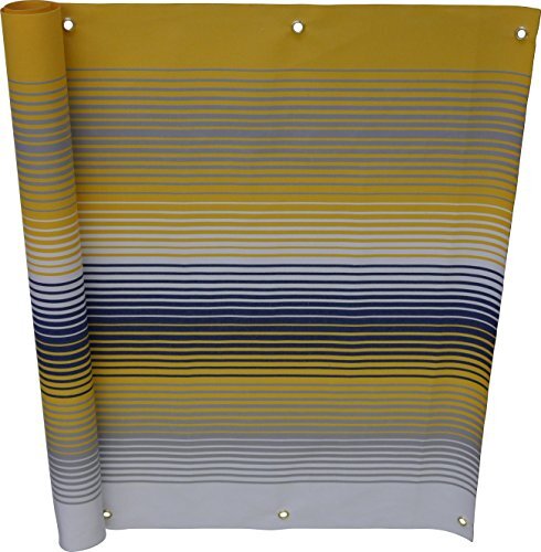 Angerer Balkonbekleding nr. 500 geel, 75 cm hoog, lengte: 6 meter, 3318/500_600