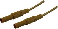 SKS Hirschmann MLS GG 200/2,5 Veiligheidsmeetsnoer Banaanstekker 4 mm Banaanstekker 4 mm 2.00 m Bruin 1 stuk(s)