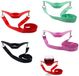 Azomor® Set van 8 wijnglashouder draagbaar voor feest en picknick, meerkleurig, PVC