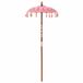 vidaXL Balinese parasol 125 x 125 x 260 cm Katoen Rond Roze