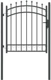 vidaXL Hekdeur met spijkers EMMEN 104 x 109,5 cm Vergrendelbaar