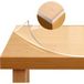 eSituro SWS0375 Étagère murale - Étagère à tableaux en bois - Bois naturel - 30 x 4 x 10 cm - Capacité de charge 10 kg