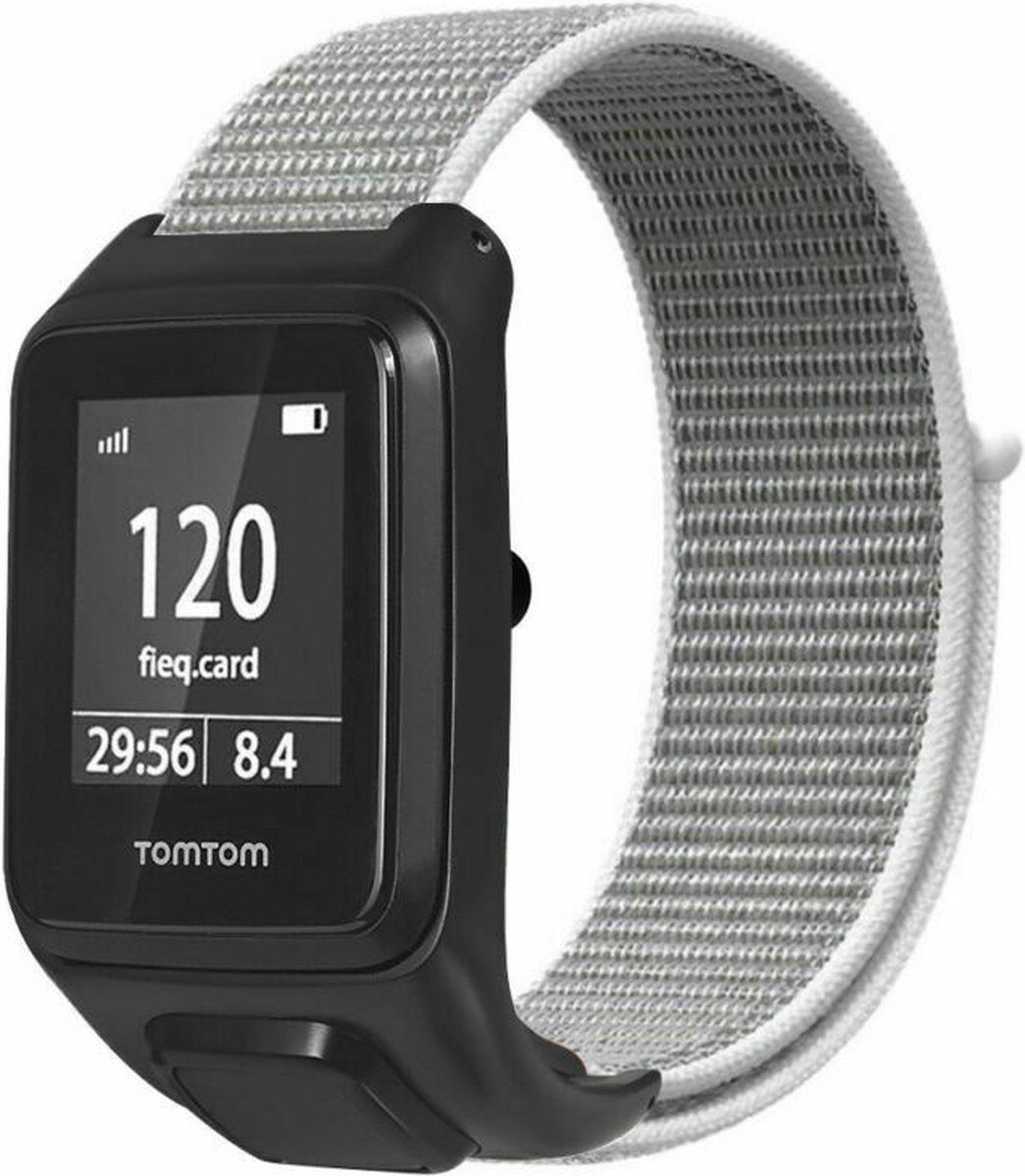 Strap-it TomTom Runner 3 nylon bandje - zeeschelp