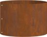 vidaXL Plantenring Roestig 30 x 30 x 20 cm Weervast Staal
