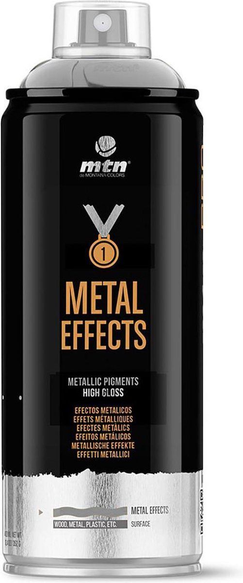 mtn PRO Metal Effects Paint - Zilver