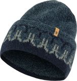Fjällräven Övik Path Knit Beanie Muts Unisex Wol Navy One Size