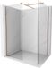 Mexen Kioto paroi de douche Walk-in 120 x 90 cm, transparent, or rose