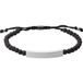 FOSSIL Armband Semi-Precious Plaque Bracelet Black Zwart