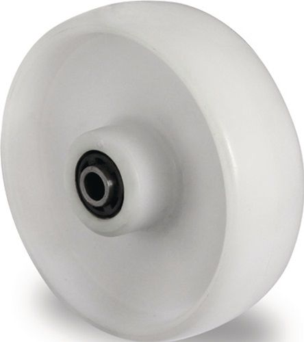 Promat/Tecwerk Reservewiel | Wiel-Ø 80 mm | draagvermogen 130 kg | polyamide wit | As-Ø 12 mm naaf lengte 40 mm - 3000276072