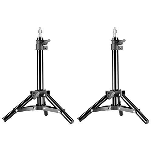 Neewer Fotografie Fotostudio 50cm/20inch Aluminium Mini Tafelblad Backlight Stand (2 Stands)