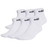 adidas Sokken Linear Cushioned Ankle Set van 6