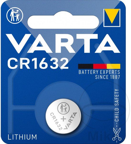 Varta CR1632 Lithium Knoopcel Batterij - 1 stuk