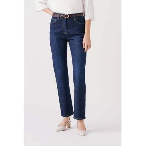 Caroll high waist slim fit jeans dark blue denim