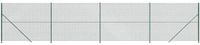 vidaXL Gaashek met flens 1,6x10 m groen