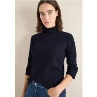 cecil Shirt met lange mouwen en geribde textuur