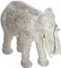 Atmosphera Olifanten dierenbeeldje - beige Mandala - 27 x 12 x 21 cm - home deco beeld