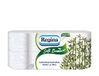 Regina Soft Bamboo toiletpapier, 8 rollen, 3 lagen, 160 vellen, natuurlijke zachtheid voor je huid, toiletpapier van bamboevezels, papieren verpakking, FSC-gecertificeerd