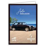 IETSCPXL-19656 Renault IETSCPXL-19656 MAXI GROTE KAART XL 22 x 31 cm 5 R5 Alpine A5 1976 Officiële licentie Sport Automotive Verzamelwagen - Binnen Wit 44 x 31 cm - Met envelop - Start of Verjaardag