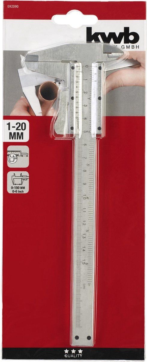 kwb - Schuifmaat - 150 mm - analoog