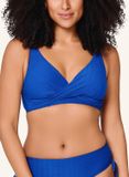 LingaDore Soutien-gorge de bikini à armatures Uni Bleu Sans manches