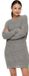 Noisy May Siesta O-Neck Knit Dames Mini-jurk - gemêleerd grijs - M