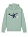 Watapparel Sweatshirt 'Spacewhale' mintgroen / gemengde kleuren