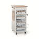Foppapedretti Bistrot Metaal Deeltjes-board, Hout Naturel hout, Wit