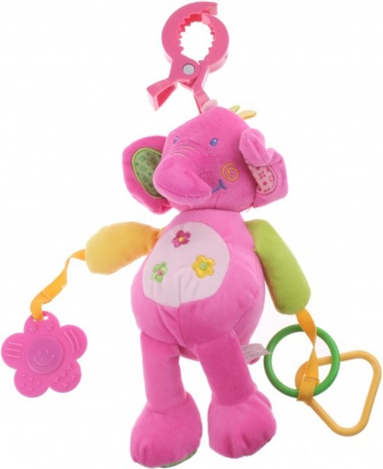 Eddy Toys Knuffel Pluche Olifant 24 Cm