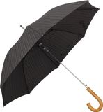 Doppler Fiber Gents Bedrukte Stockholm Stick Paraplu 88 cm - 100cm Diameter - classy stripe