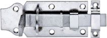 Alberts 116934 sluitgrendel | recht, met platte greep en bevestigde lus | rvs | plaat 100 x 44 mm