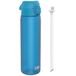 ION8 Waterfles Met Rietje, 500 ml/18 oz, Lekvrij, Makkelijk te Openen, Veilige Sluiting, Vaatwasserbestendig, BPA Vrij, Hygiënische Flip Cover, Draaghendel, Makkelijk Schoon te Maken, Geurloos, Blauw