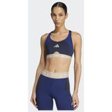 Adidas Performance Techfit Color Block Medium Support Workoutbeha - Dames - Blauw