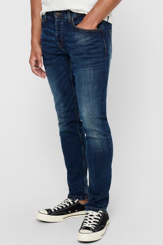 ONLY & SONS Weft Life Regular Fit Jeans - Medium Blue - Men's W30 X L30