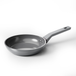 Sanho Poêle antiadhésive 20 cm, poêle en céramique pour plaques à induction, revêtement diamant titane, sans PFOA ni PFAS, ustensile de cuisine non toxique, compatible lave-vaisselle, poêle à frire - Gris
