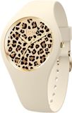 Ice Watch ICE leopard - Almond skin 021727 Horloge - Siliconen - Crème - Ø 34 mm