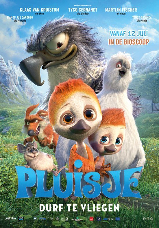 1 Dvd Amaray Pluisje: durf te vliegen - Animatie - Nederlands gesproken en ondertiteld - 82 min - Regio 2