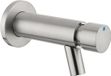 Plieger Robinet de chasse d'eau Napoli encastré rond inox à fermeture automatique - chrome brossé