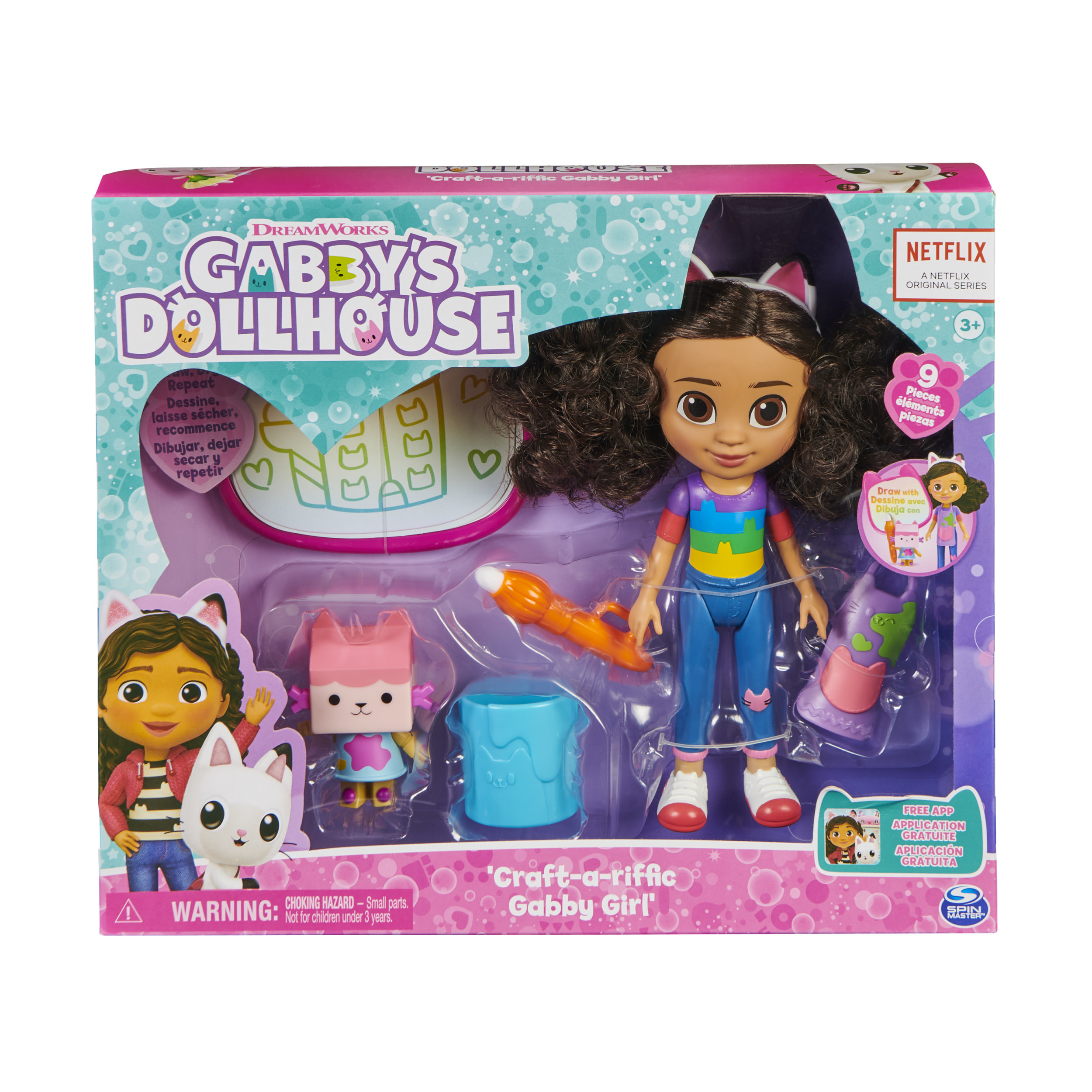 Spin Master Gabby&#39;s Poppenhuis - Gabby Pop &amp; Babykitty Knutsel Speelset