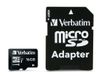 Verbatim MicroSDHC Card 16GB Class 10 + Adapter