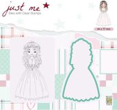 Nellie Snellen Die Cut en Clear Stamp Just Me
